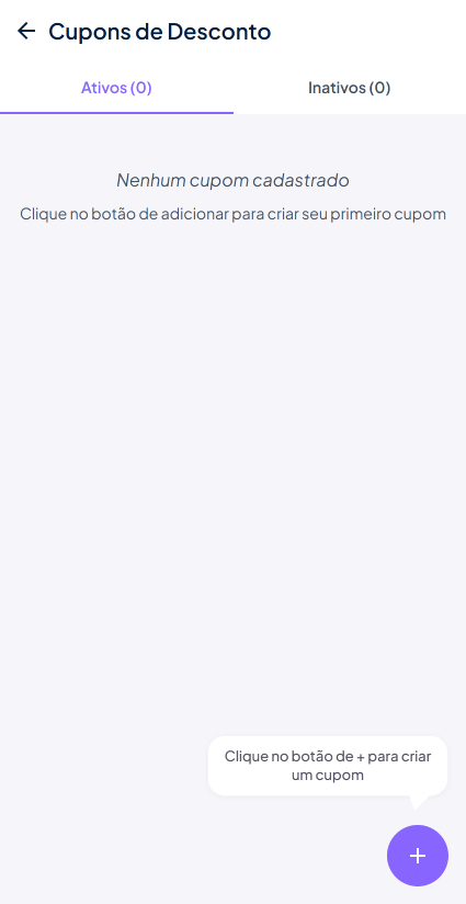 Novo cupom