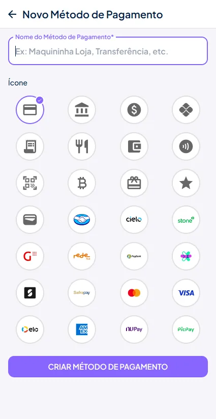 Configurar forma