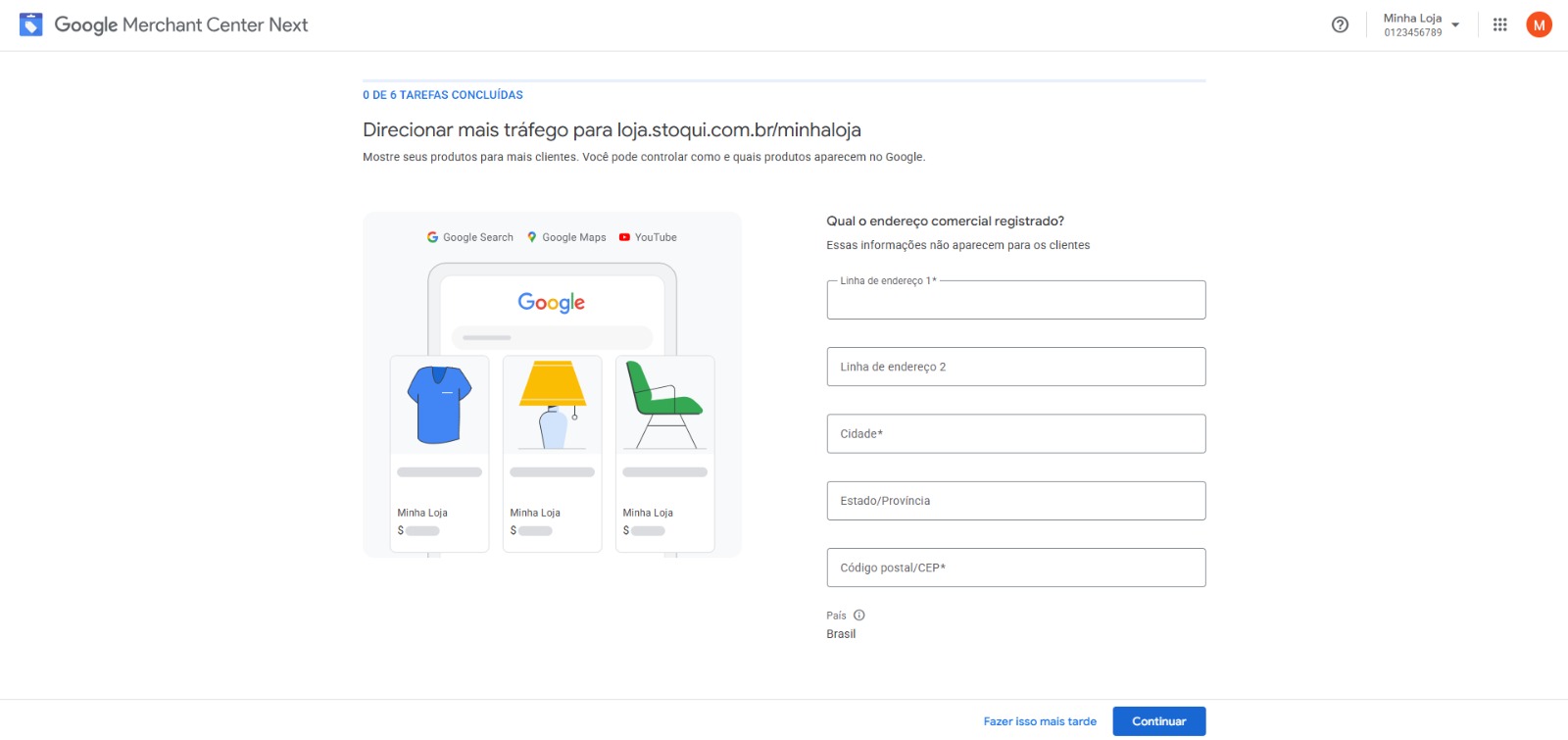 Informações do país
