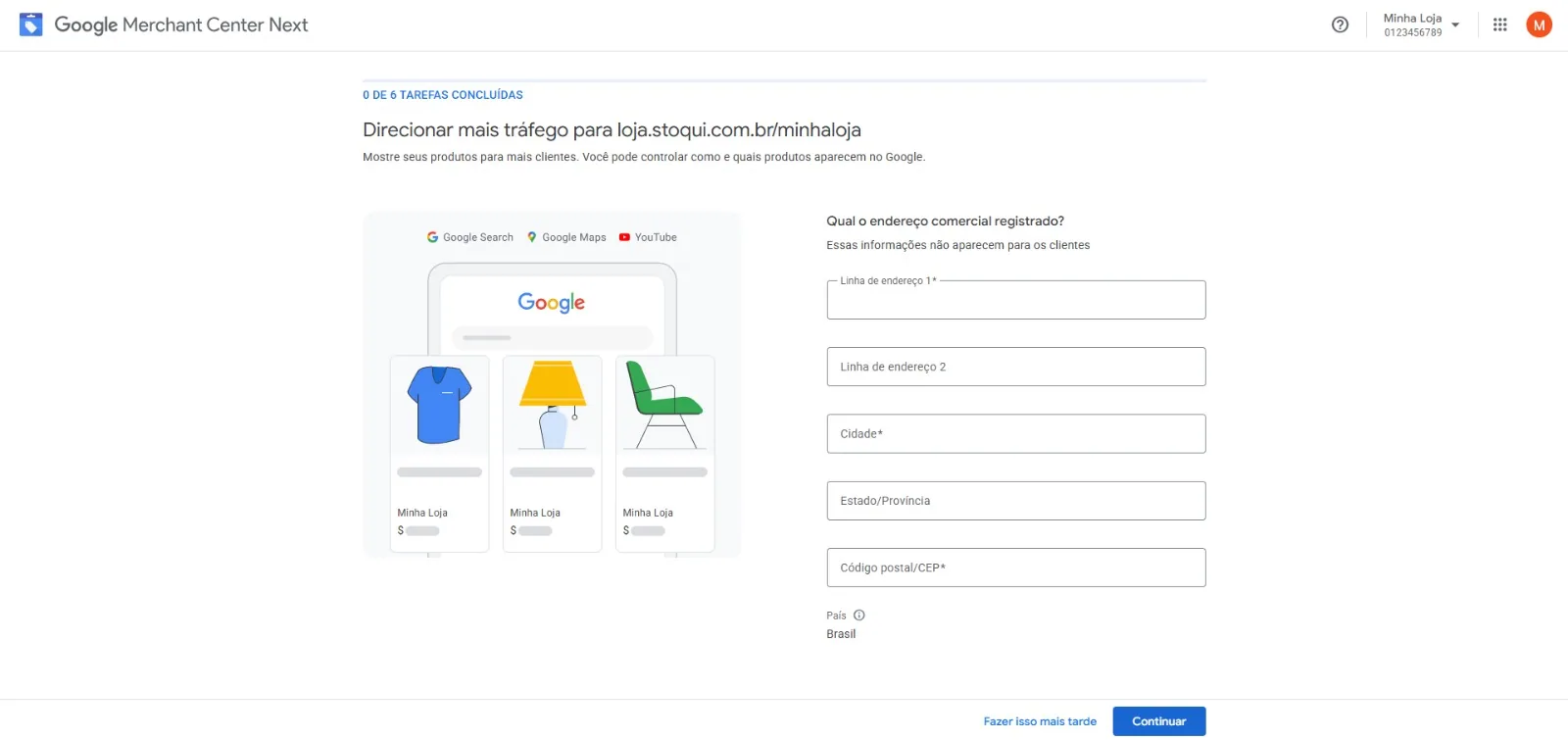 Informações do país
