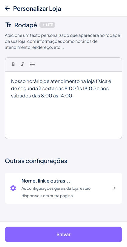 Horário atendimento 1