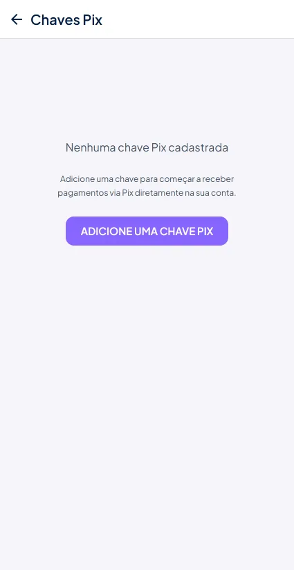 Adicionar Pix