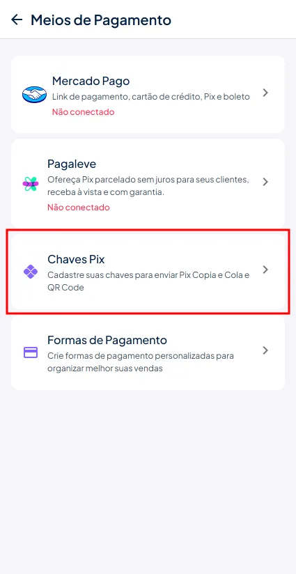 Chaves Pix