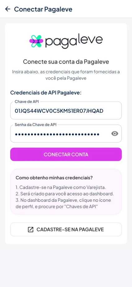 Pagaleve códigos