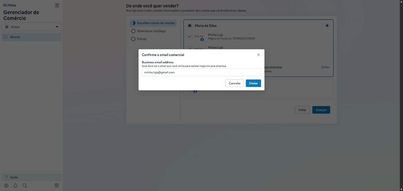 Selecionar catálogo