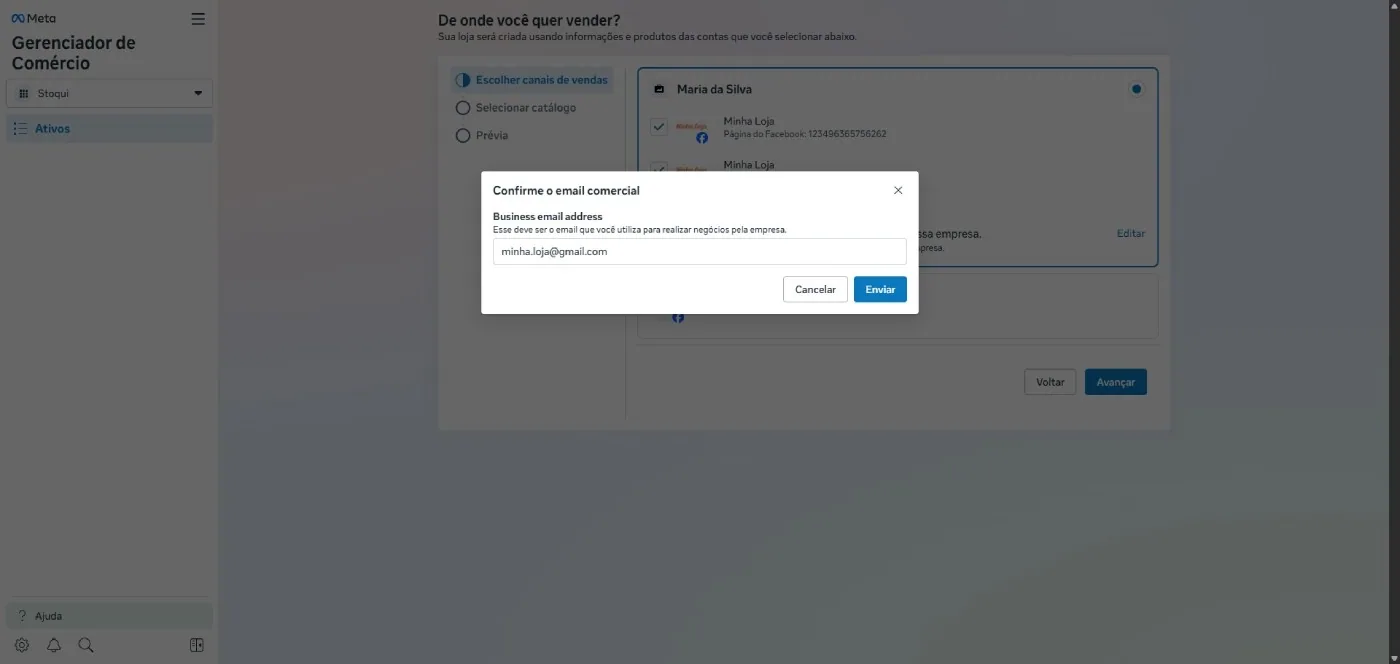 Selecionar catálogo