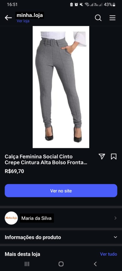 Informações do produto